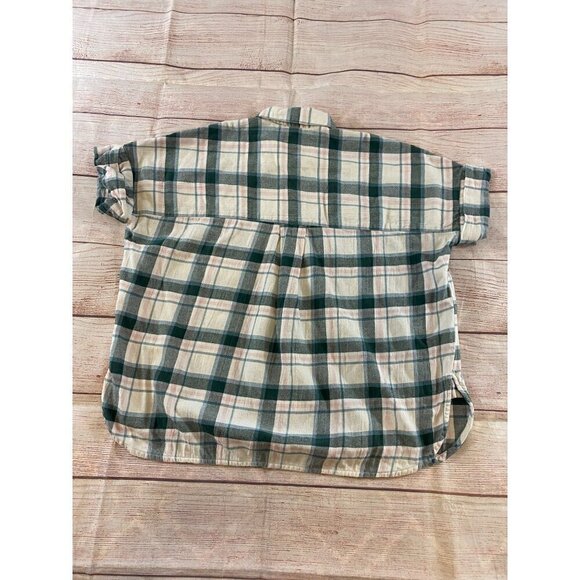 Madewell Women's Daily Short Sleeve Button Front Shirt - XXS - Picture 9 of 9